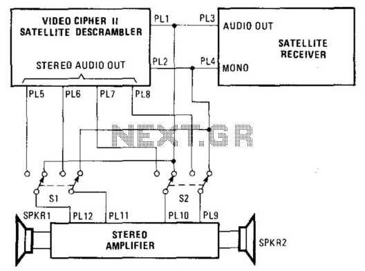 satellite receiver schematic diagram