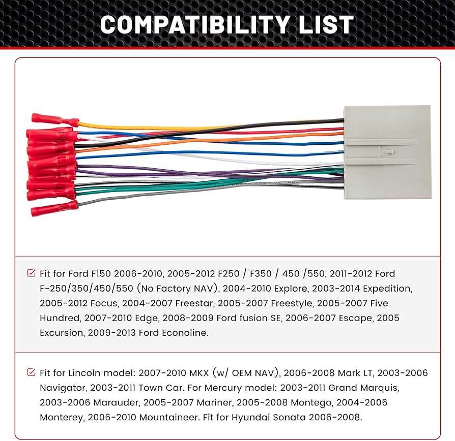 2006 ford fusion radio wiring diagram