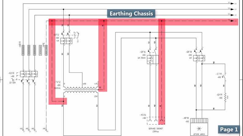 schematic diagram for electrical installation