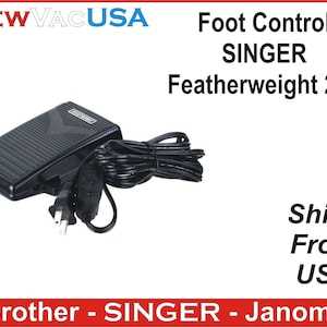 schematic diagram of a singer futura sewing machine foot control
