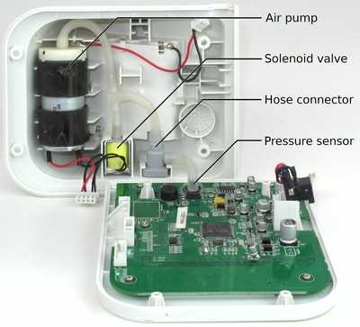 schematic diagram of blood pressure machine