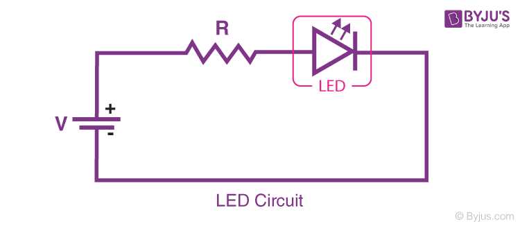schematic diagram of led light