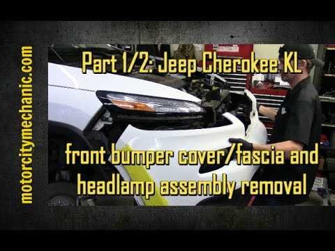 schematic diagram of rear bumper of s 2016 jeep cherokee
