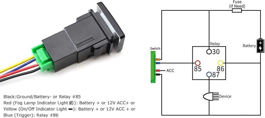schematic diagram of where drl relay is in 2008 avalon
