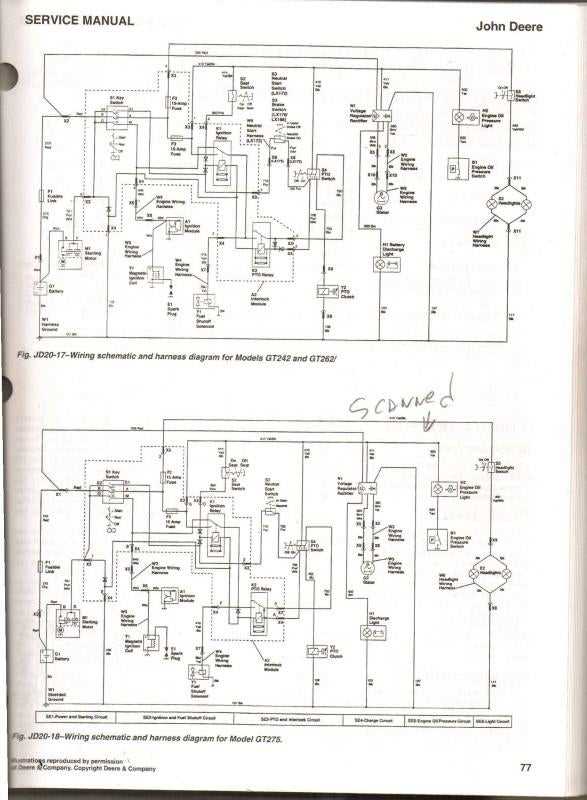 schematic for 1989 john deere ignition wiring diagram