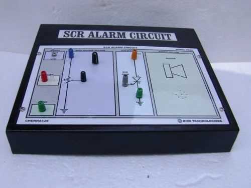scr alarm circuit schematic diagram
