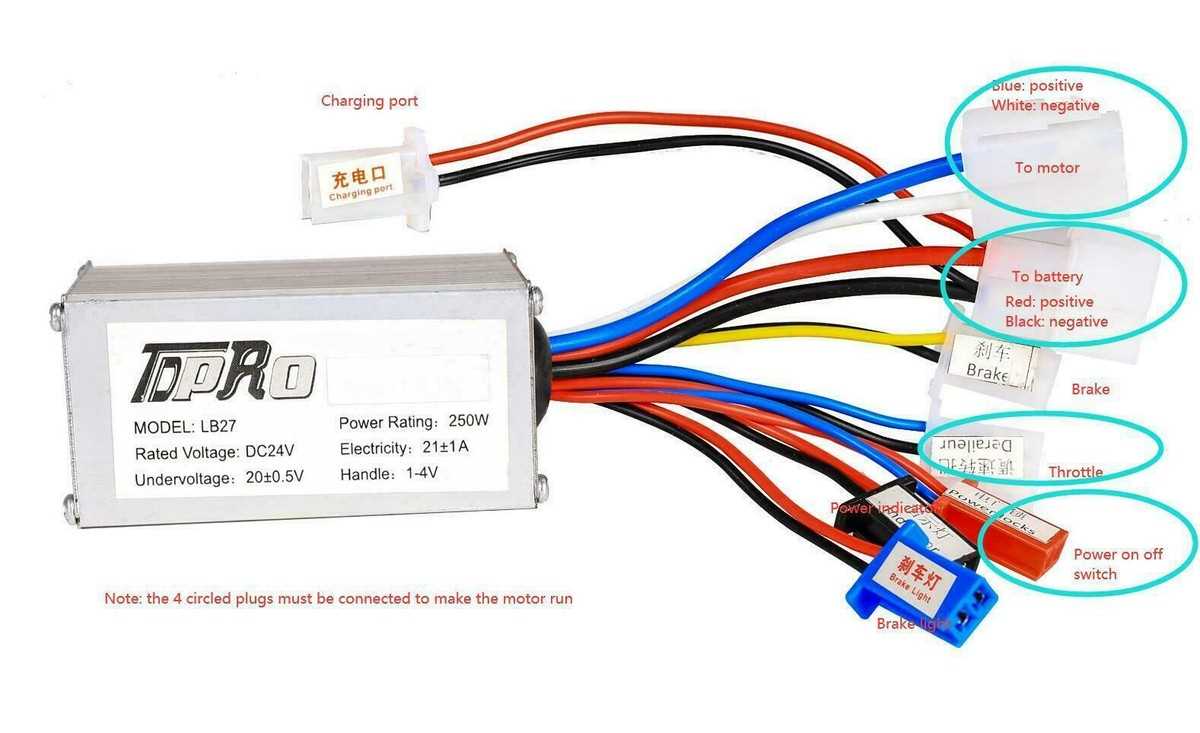 razor e100 wiring diagram