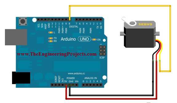 servo motor control circuit diagram