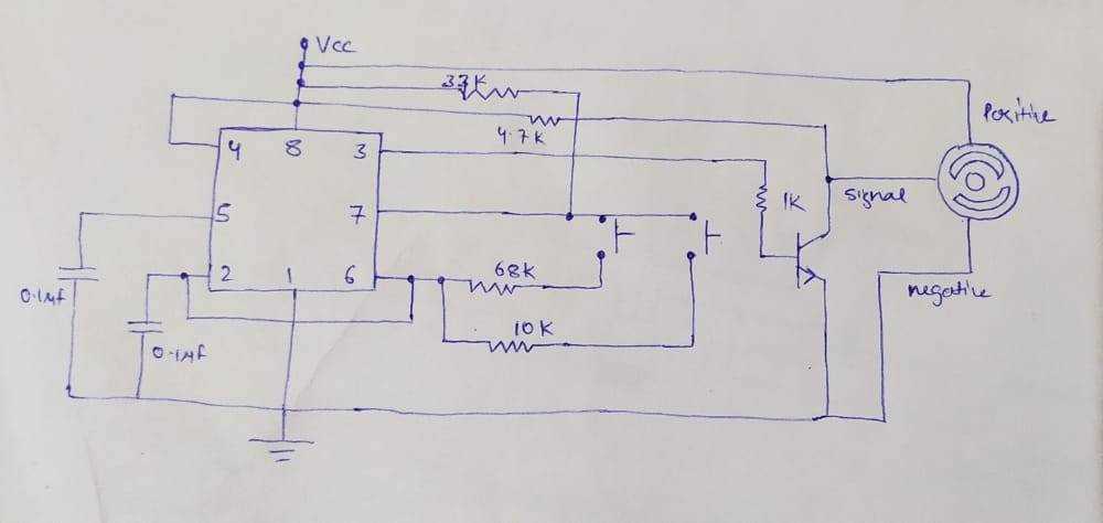 servo motor control circuit diagram