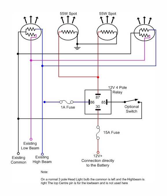 house lights circuit diagram