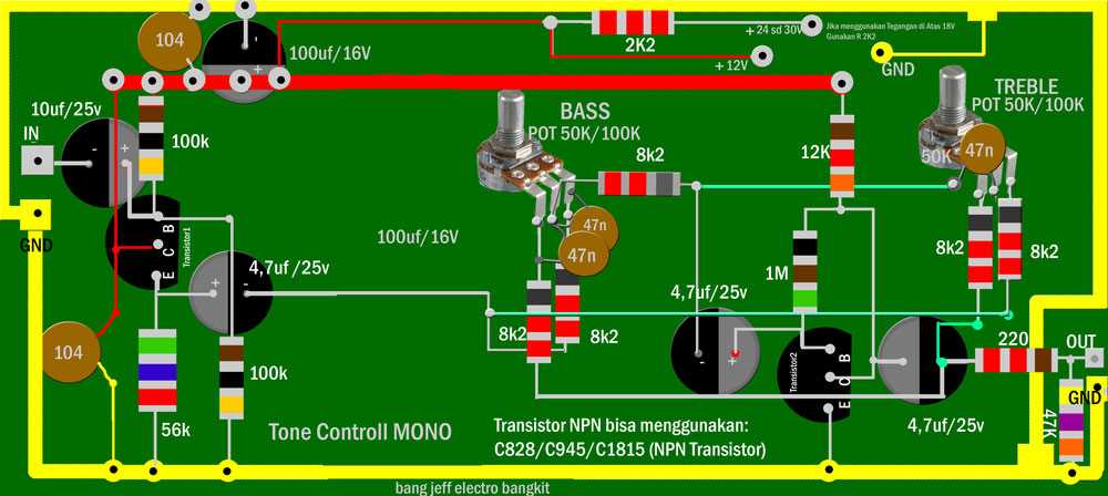 stereo preamplifier circuit diagram