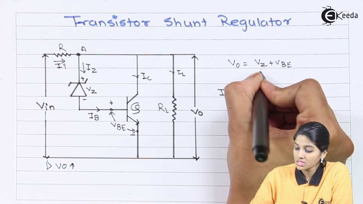 shunt voltage regulator circuit diagram