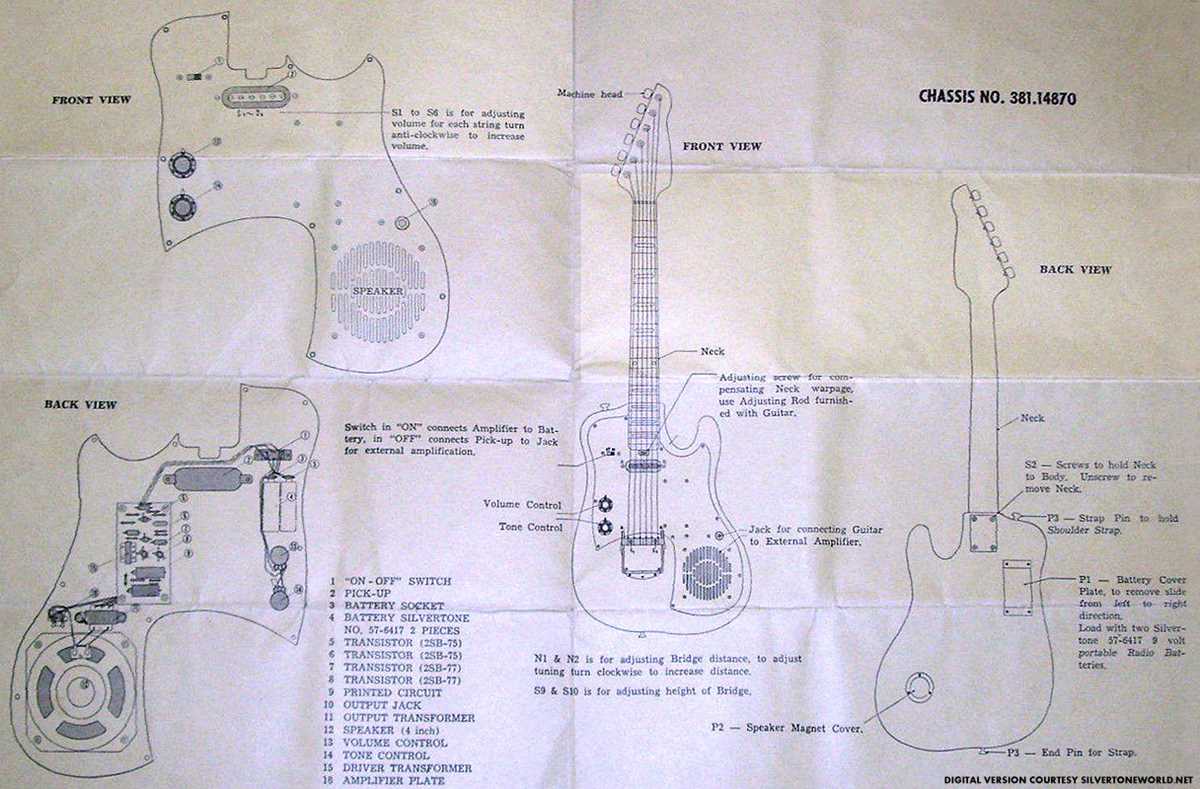 silvertone 15 schematic diagram