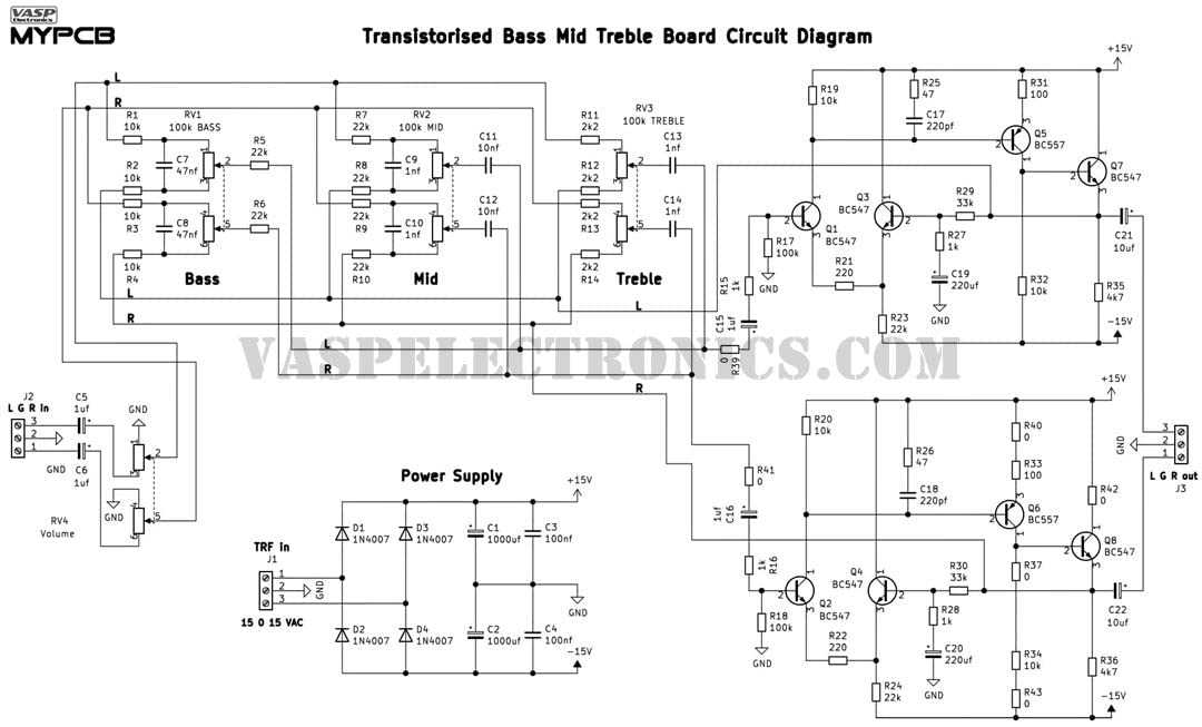 simple bass treble circuit diagram simple bass treble circuit diagram