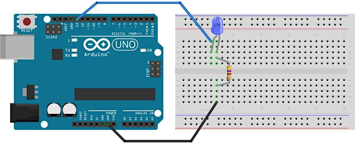 simple breadboard circuit diagram