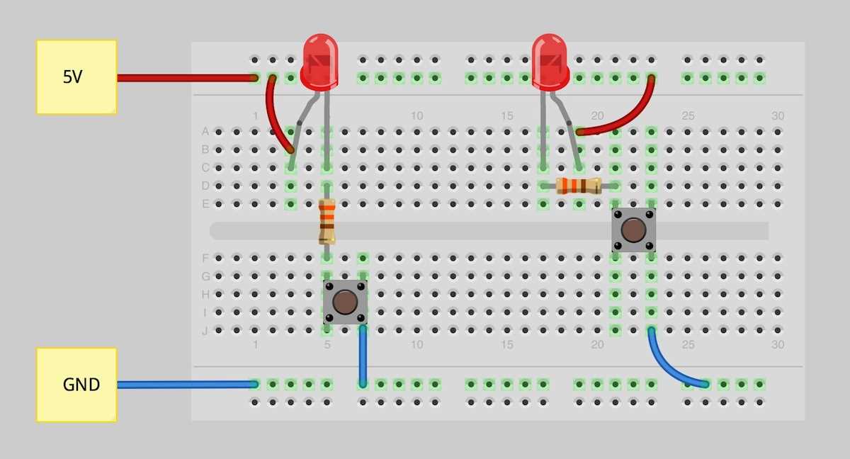 simple breadboard circuit diagram
