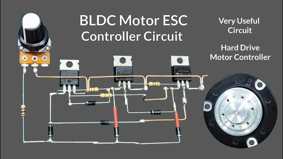 simple esc circuit diagram for brushless motor