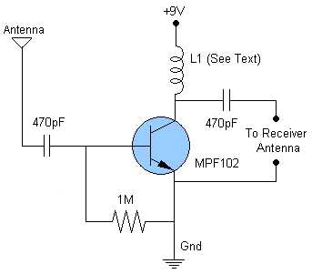 simple fm receiver schematic diagram
