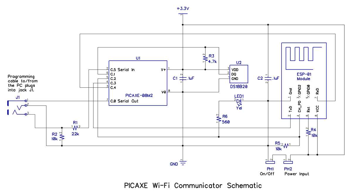 simple wifi circuit diagram