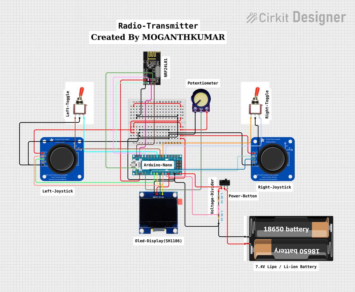 drone transmitter and receiver circuit diagram