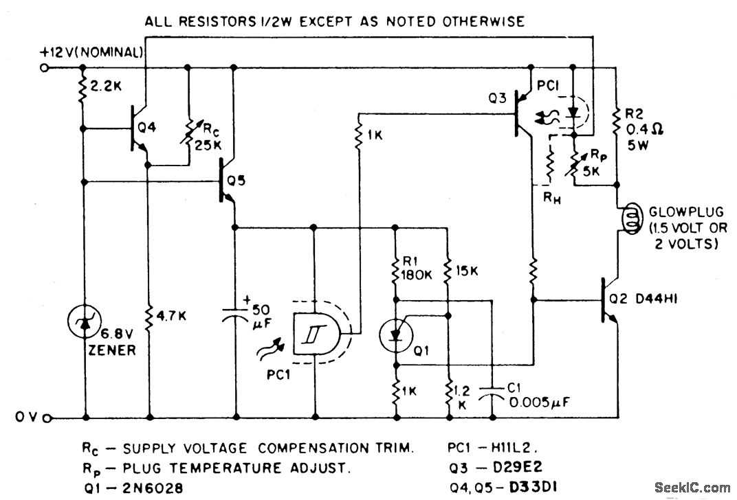 glow plug circuit diagram
