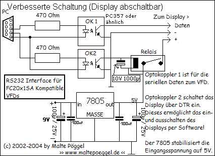vfd display circuit diagram