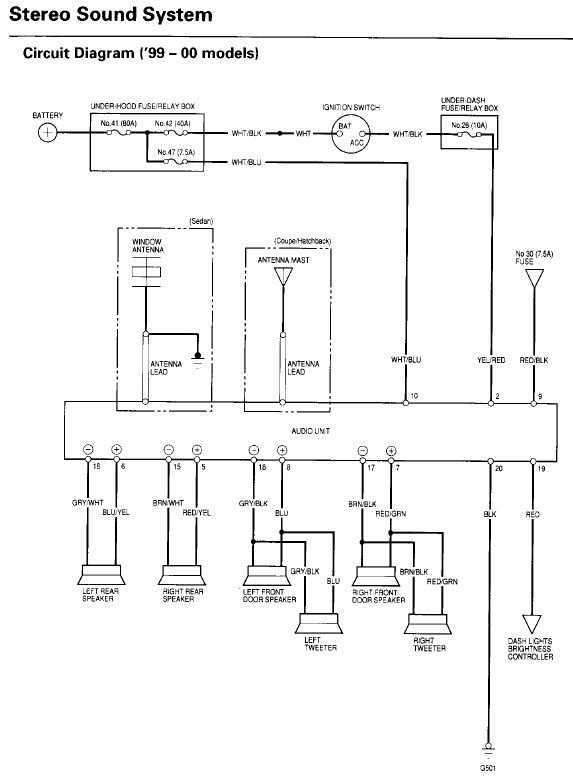 2014 honda civic radio wiring diagram