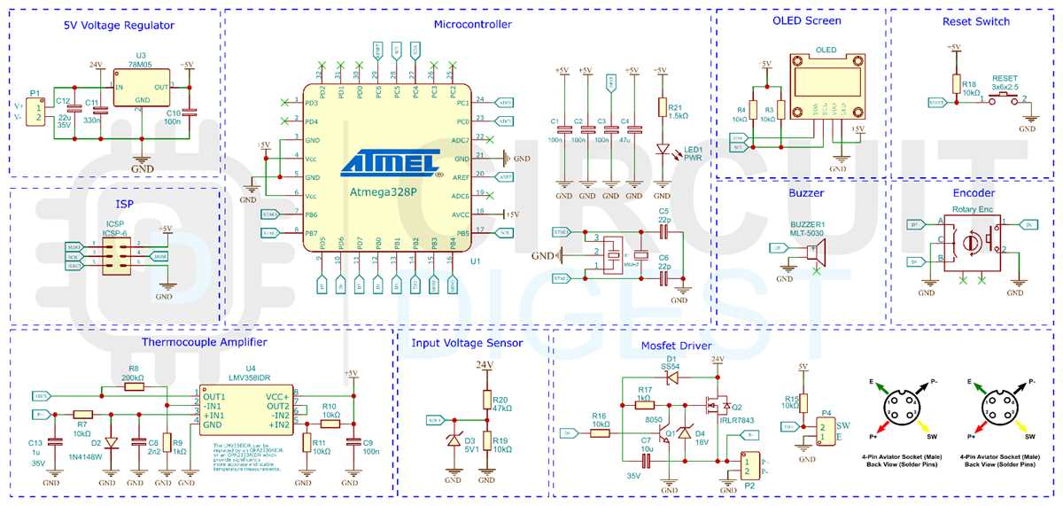 soldering iron temperature control circuit diagram