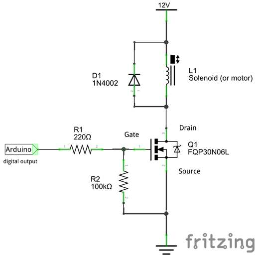 solenoid circuit diagram