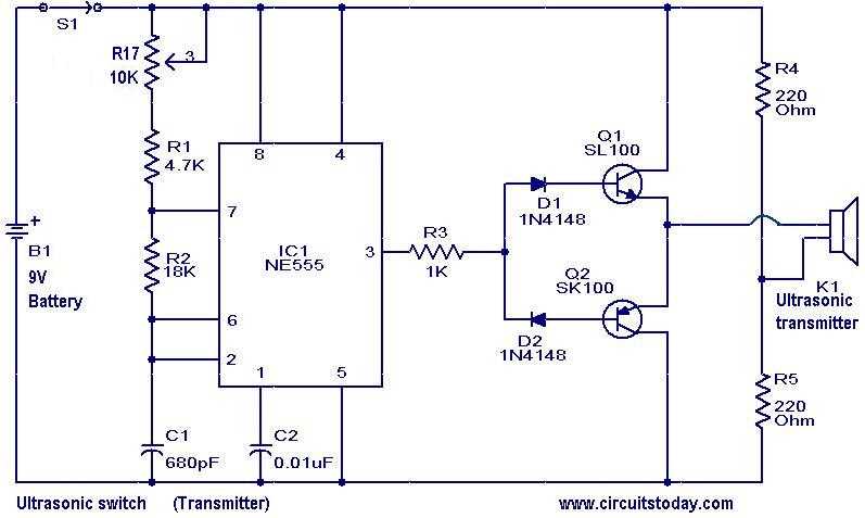 sonar circuit diagram