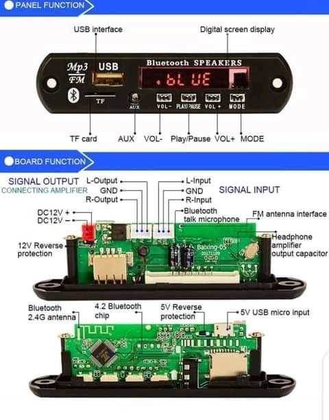 speaker circuit board diagram