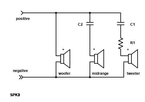 speaker tweeter wiring diagram