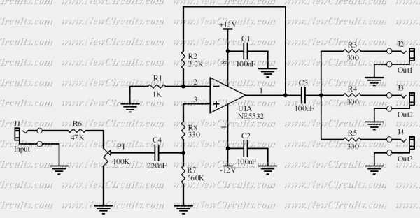 splitter circuit diagram