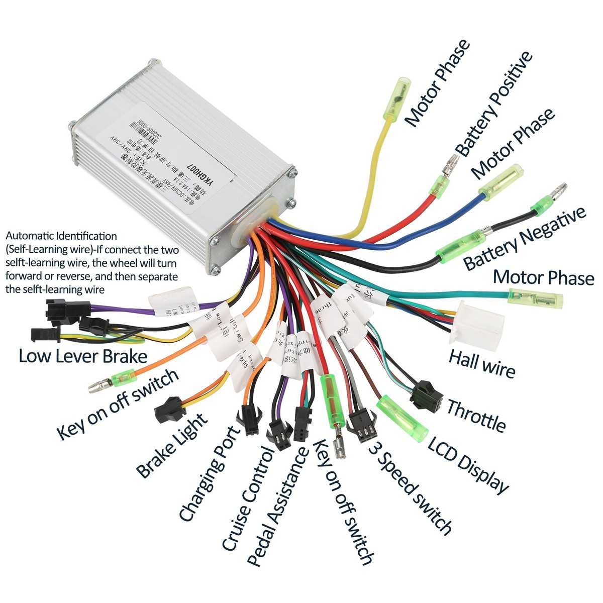 hub motor controller circuit diagram