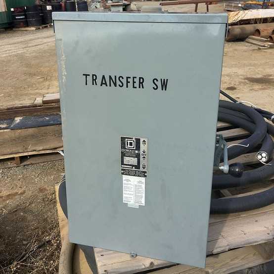 square d manual transfer switch schematic diagram