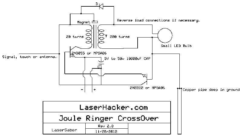 super joule ringer schematic diagram