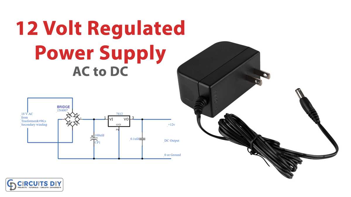 12 volt regulated power supply circuit diagram