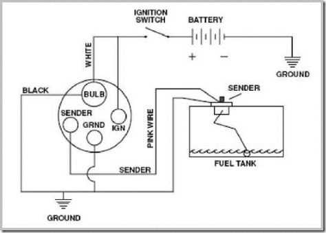 kus fuel sender wiring diagram