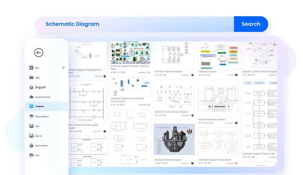schematic diagram template