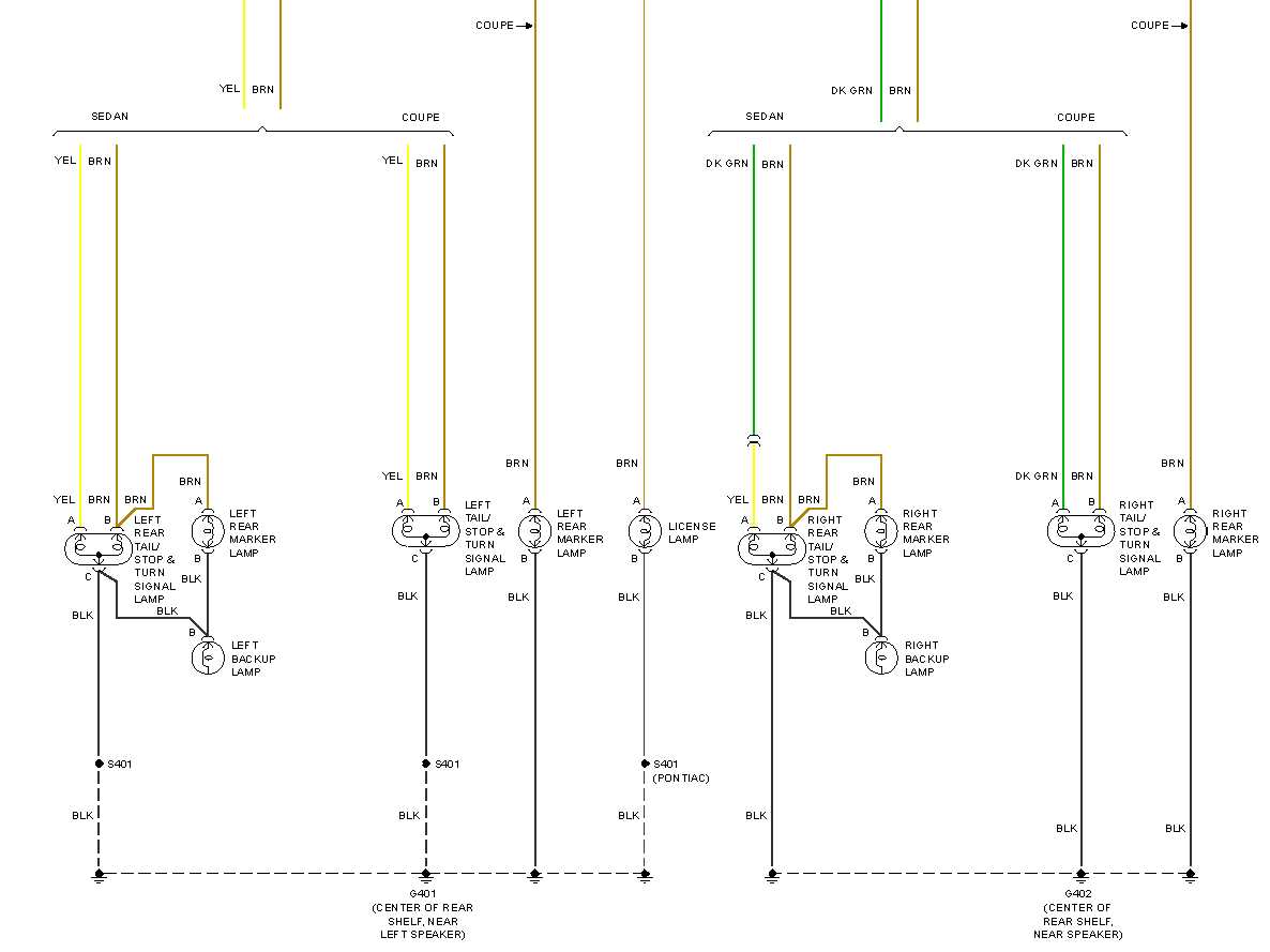 tail light schematic diagram