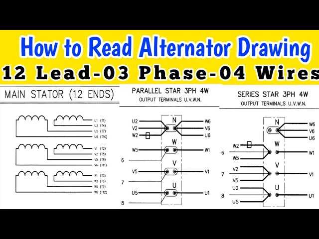 12 wire generator wiring diagram