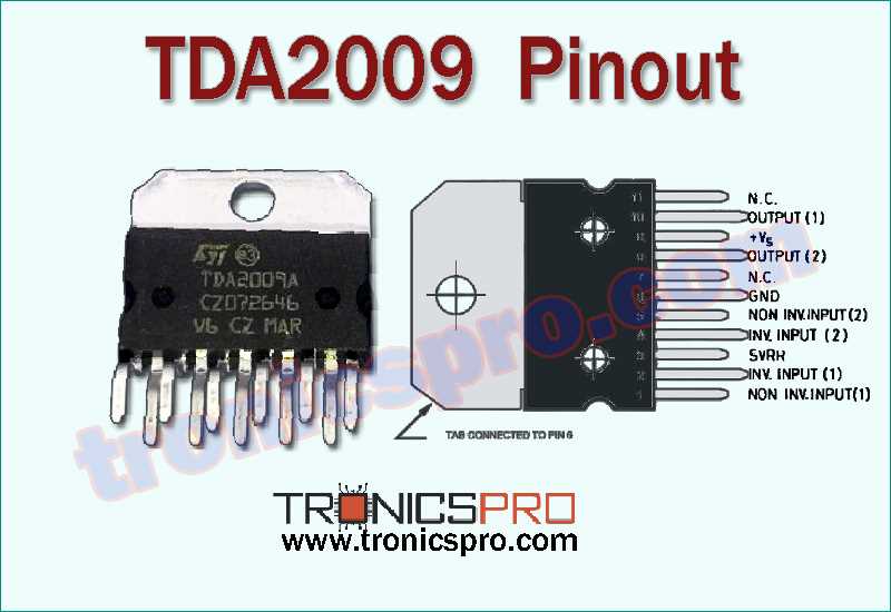 tda2009 amplifier circuit diagram