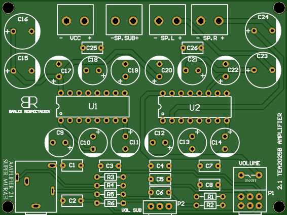 tea2025 amplifier circuit diagram