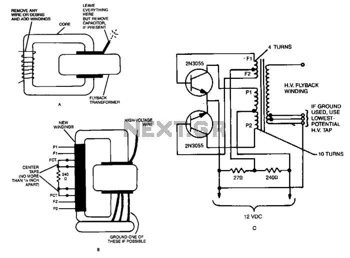 tesla coil circuit diagram explanation