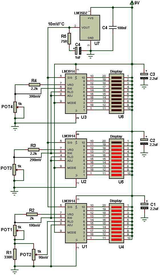 thermometer circuit diagram