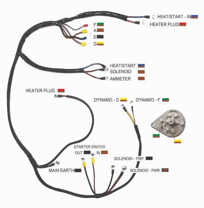 massey ferguson starter wiring diagram