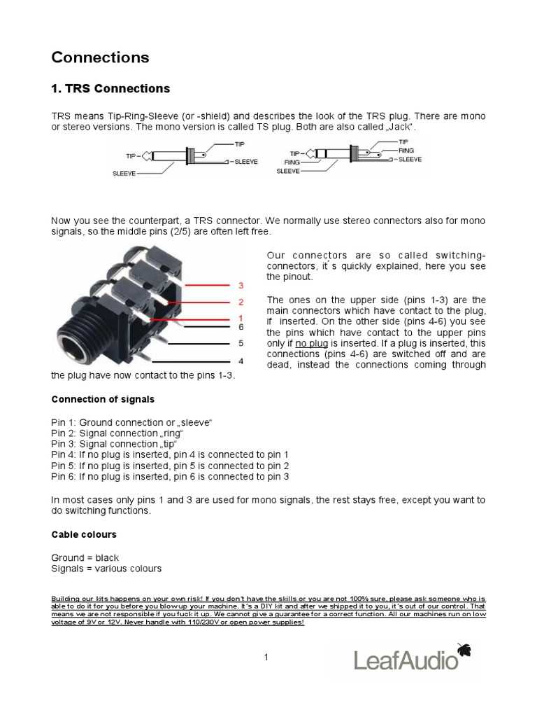 tip ring sleeve wiring diagram