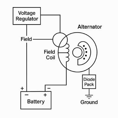 2 wire alternator wiring diagram