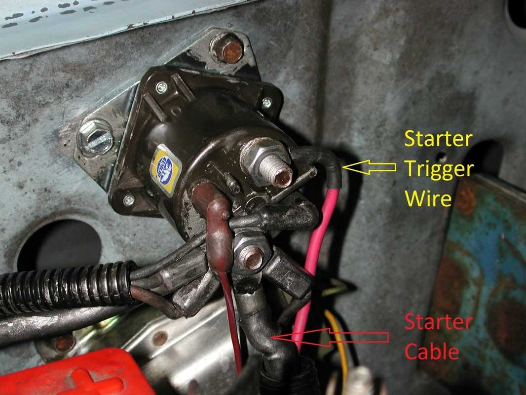 1977 ford f150 starter solenoid wiring diagram