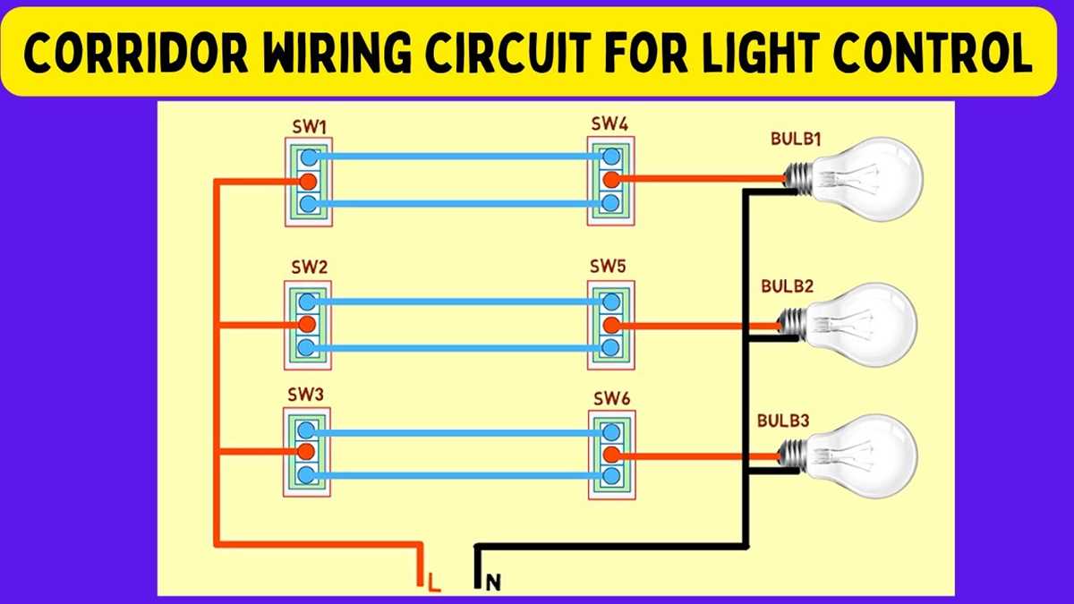 corridor lighting circuit diagram